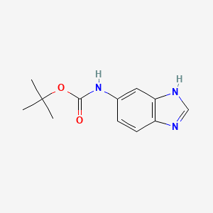 molecular formula C12H15N3O2 B1291862 Tert-butyl 1H-benzo[D]imidazol-5-ylcarbamate CAS No. 885270-97-3