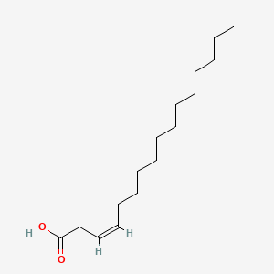 (E)-3-Hexadecenoic acid