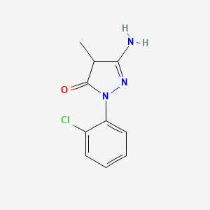 5-Amino-2-(2-chlorophenyl)-4-methyl-2,4-dihydro-3H-pyrazol-3-one