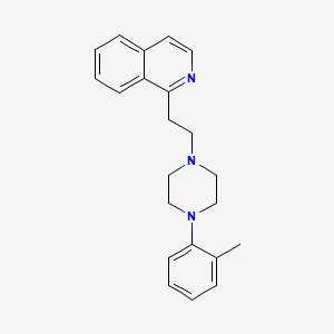 Isoquinoline, 1-(2-(4-(2-methylphenyl)-1-piperazinyl)ethyl)-