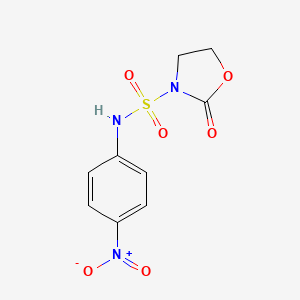 N-(4-Nitrophenyl)-2-oxo-1,3-oxazolidine-3-sulfonamide