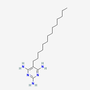 5-Tetradecylpyrimidine-2,4,6-triamine