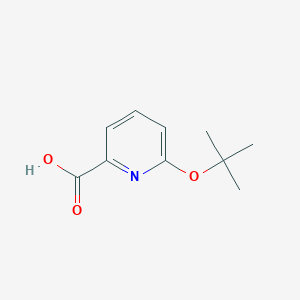 molecular formula C10H13NO3 B1291879 6-(Tert-butoxy)picolinic acid CAS No. 717105-06-1