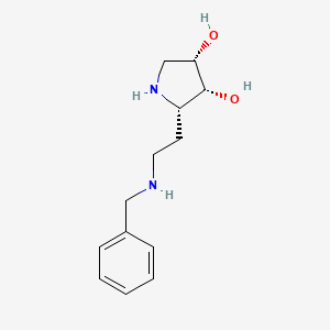 (2S,3R,4S)-2-(2-(Benzylamino)ethyl)pyrrolidine-3,4-diol