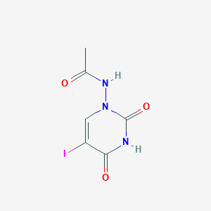 Acetamide, N-(3,4-dihydro-5-iodo-2,4-dioxo-1(2H)-pyrimidinyl)-