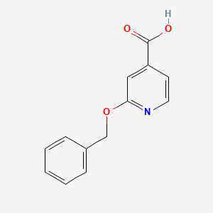 molecular formula C13H11NO3 B1291896 2-(苄氧基)异烟酸 CAS No. 467236-25-5