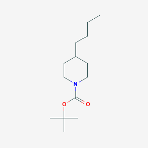 molecular formula C14H27NO2 B1291901 Tert-butyl 4-butylpiperidine-1-carboxylate CAS No. 1160592-00-6