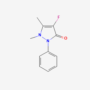 4-Fluoro-1,5-dimethyl-2-phenyl-1,2-dihydro-3H-pyrazol-3-one