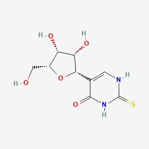 5-((2S,3S,4R,5R)-3,4-Dihydroxy-5-(hydroxymethyl)tetrahydrofuran-2-yl)-2-thioxo-2,3-dihydropyrimidin-4(1H)-one