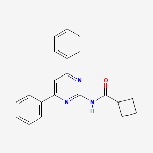 N-(4,6-diphenylpyrimidin-2-yl)cyclobutanecarboxamide