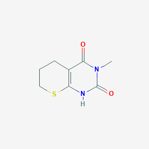 3-Methyl-1,5,6,7-tetrahydro-2H-thiopyrano[2,3-d]pyrimidine-2,4(3H)-dione