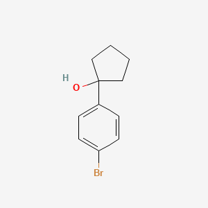 molecular formula C11H13BrO B1291910 1-(4-Bromophenyl)cyclopentan-1-ol CAS No. 865204-03-1