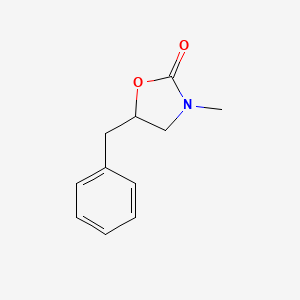 3-Methyl-5-(phenylmethyl)-2-oxazolidinone