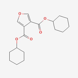 Dicyclohexyl furan-3,4-dicarboxylate