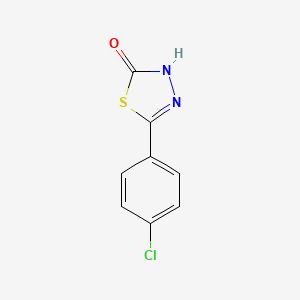 5-(4-Chlorophenyl)-1,3,4-thiadiazol-2(3h)-one