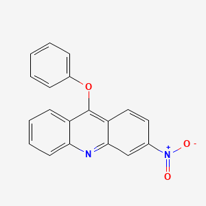 3-Nitro-9-phenoxyacridine