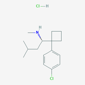 molecular formula C16H25Cl2N B129192 (S)-去甲司布曲明盐酸盐 CAS No. 259731-39-0