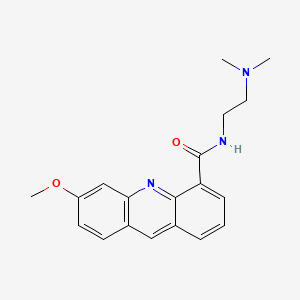 4-Acridinecarboxamide, N-(2-(dimethylamino)ethyl)-6-methoxy-