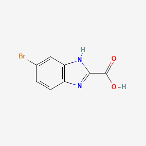 molecular formula C8H5BrN2O2 B1291925 5-溴-1H-苯并咪唑-2-羧酸 CAS No. 40197-20-4