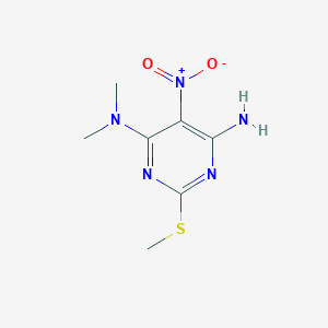 N~4~,N~4~-Dimethyl-2-(methylsulfanyl)-5-nitropyrimidine-4,6-diamine