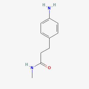 molecular formula C10H14N2O B1291926 3-(4-氨基苯基)-N-甲基丙酰胺 CAS No. 705256-69-5