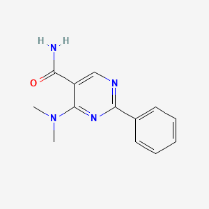 4-(Dimethylamino)-2-phenylpyrimidine-5-carboxamide