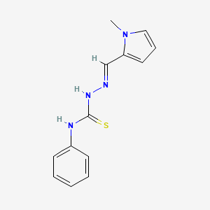 1H-Pyrrole-2-carboxaldehyde, 1-methyl-, 4-phenylthiosemicarbazone