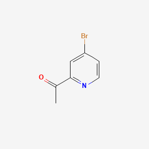 molecular formula C7H6BrNO B1291929 1-(4-溴吡啶-2-基)乙酮 CAS No. 1060805-69-7