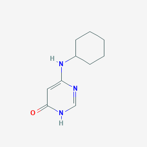 6-(Cyclohexylamino)pyrimidin-4(1H)-one