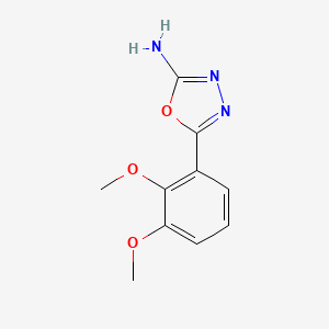 molecular formula C10H11N3O3 B1291938 5-(2,3-二甲氧基苯基)-1,3,4-噁二唑-2-胺 CAS No. 1016783-13-3