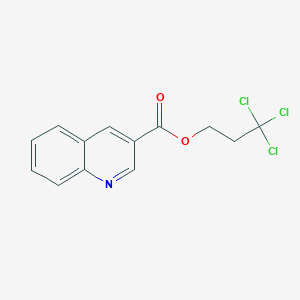 3,3,3-Trichloropropyl quinoline-3-carboxylate