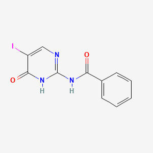 N-(5-Iodo-4-oxo-1,4-dihydropyrimidin-2-yl)benzamide