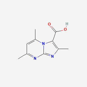 2,5,7-Trimethylimidazo[1,2-A]pyrimidine-3-carboxylic acid