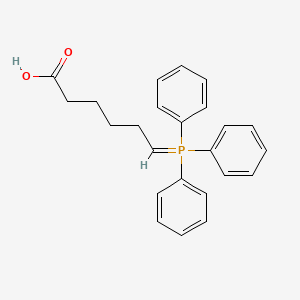 6-(Triphenyl-lambda~5~-phosphanylidene)hexanoic acid