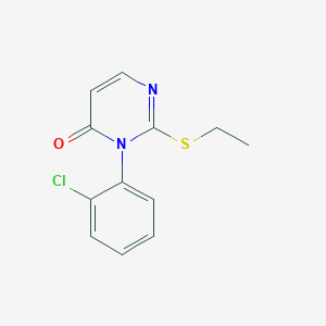 3-(2-Chlorophenyl)-2-(ethylsulfanyl)pyrimidin-4(3H)-one