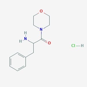 B1291954 2-Amino-1-(4-morpholinyl)-3-phenyl-1-propanone hydrochloride CAS No. 68319-34-6