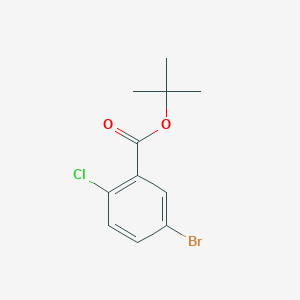 molecular formula C11H12BrClO2 B1291962 tert-Butyl 5-bromo-2-chlorobenzoate CAS No. 503555-23-5
