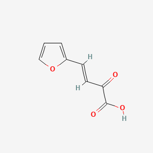 molecular formula C8H6O4 B12919627 4-(Furan-2-yl)-2-oxobut-3-enoic acid 