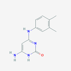 6-Amino-4-[(3,4-dimethylphenyl)amino]pyrimidin-2(1h)-one