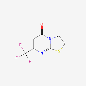 5-Oxo-7-trifluoromethyl-2,3,6,7-tetrahydro-5H-thiazolo(3,2-a)pyrimidine