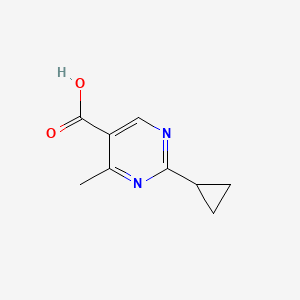 2-Cyclopropyl-4-methylpyrimidine-5-carboxylic acid