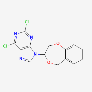 2,6-Dichloro-9-(2,3-dihydro-5H-1,4-benzodioxepin-3-yl)-9H-purine