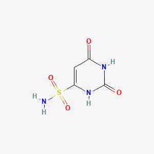 molecular formula C4H5N3O4S B12919815 2,6-Dihydroxy-4-pyrimidinesulfonamide CAS No. 5338-86-3