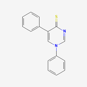 molecular formula C16H12N2S B12919833 1,5-Diphenylpyrimidine-4(1H)-thione CAS No. 98381-58-9