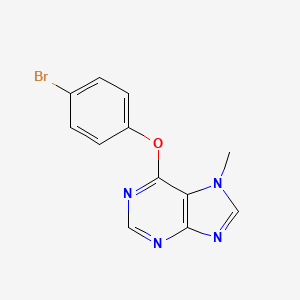 6-(4-Bromophenoxy)-7-methyl-7h-purine