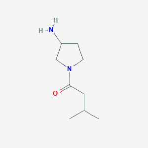 1-(3-Aminopyrrolidin-1-yl)-3-methylbutan-1-one