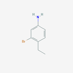 molecular formula C8H10BrN B1291989 3-溴-4-乙基苯胺 CAS No. 52121-36-5