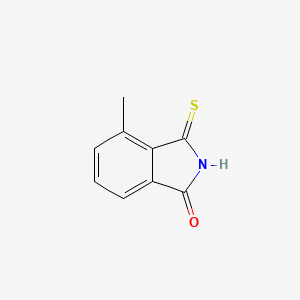 4-Methyl-3-sulfanylideneisoindol-1-one