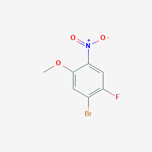 1-Bromo-2-fluoro-5-methoxy-4-nitrobenzene