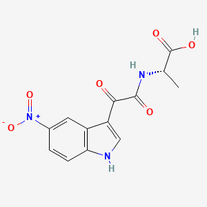 (S)-2-(2-(5-Nitro-1H-indol-3-yl)-2-oxoacetamido)propanoic acid